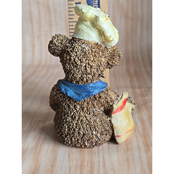 K's Collection Figurine COOKING Bear W BOWL CHEFS HAT 4" - Picture 7 of 9